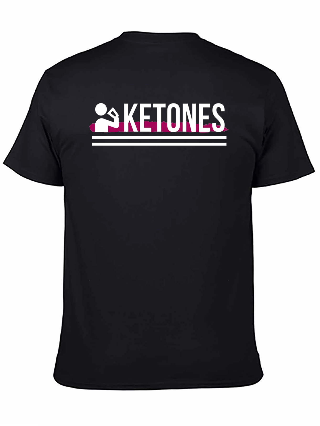 Ketones Black T-Shirt - Fitness Inspired Design