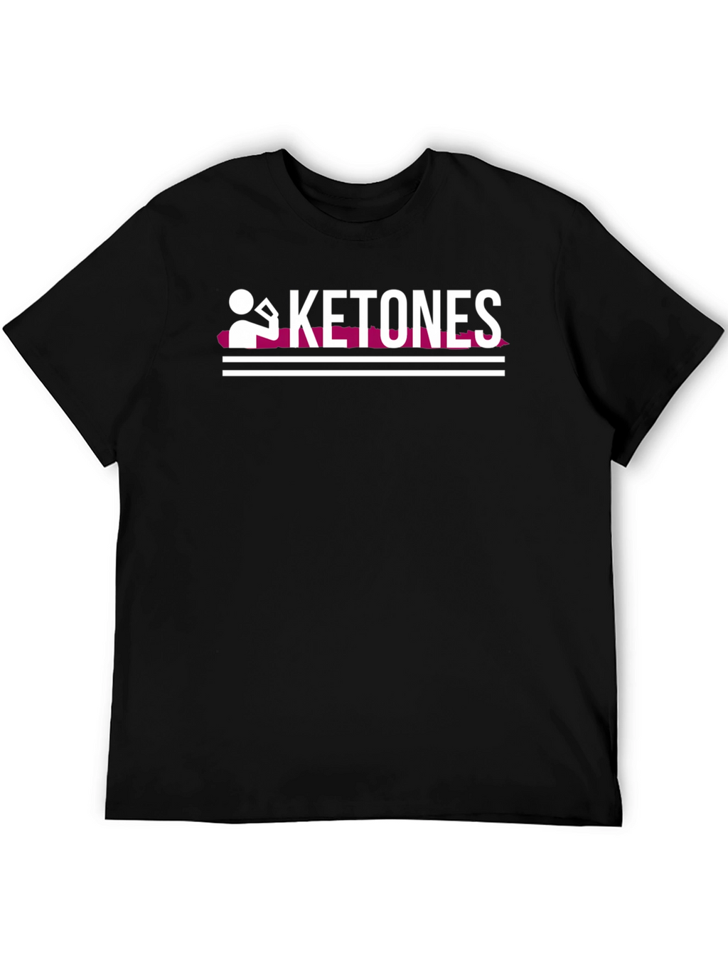 Ketones Black T-Shirt - Fitness Inspired Design