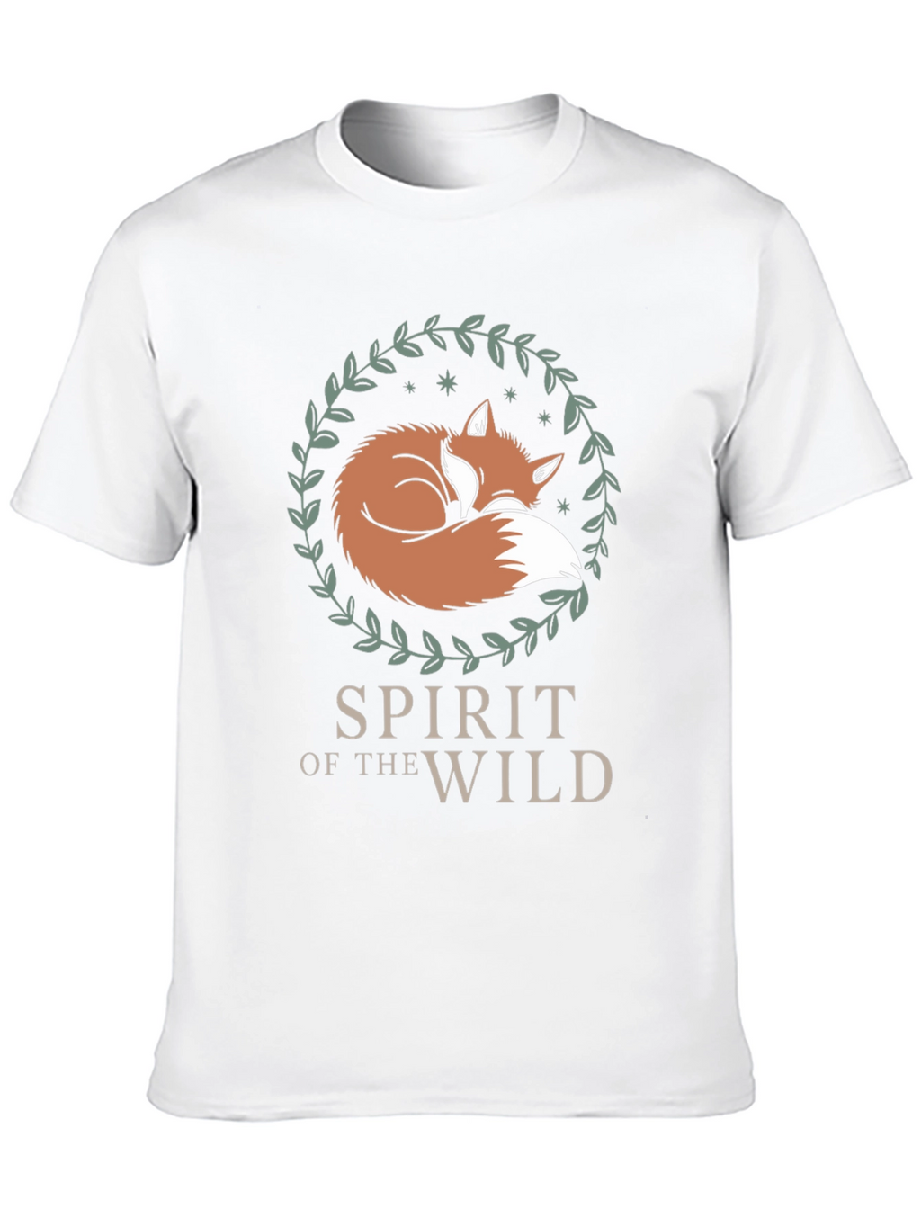 Spirit of the Wild Fox Graphic Tee - Black