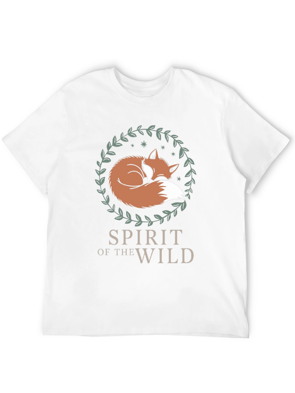 Spirit of the Wild Fox Graphic Tee - Black