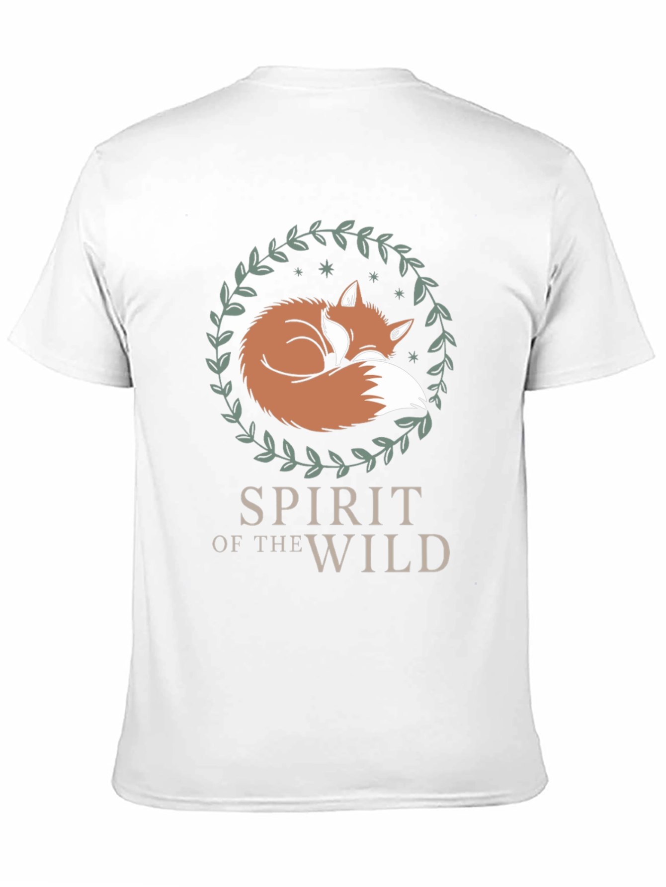 Spirit of the Wild Fox Graphic Tee - Black