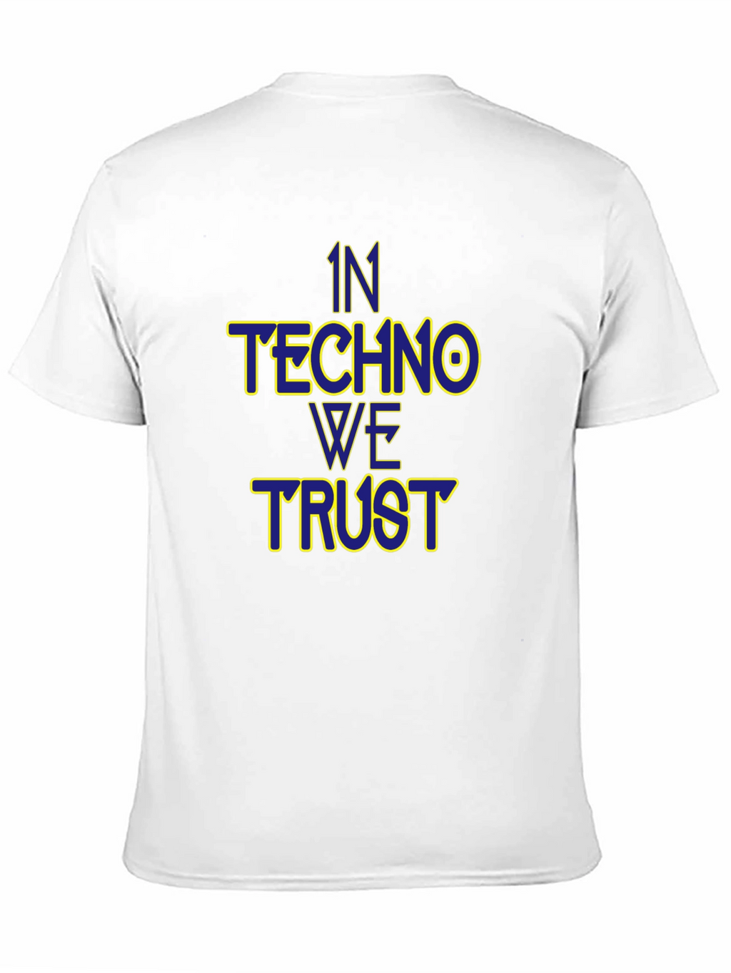 In Techno We Trust Black T-Shirt