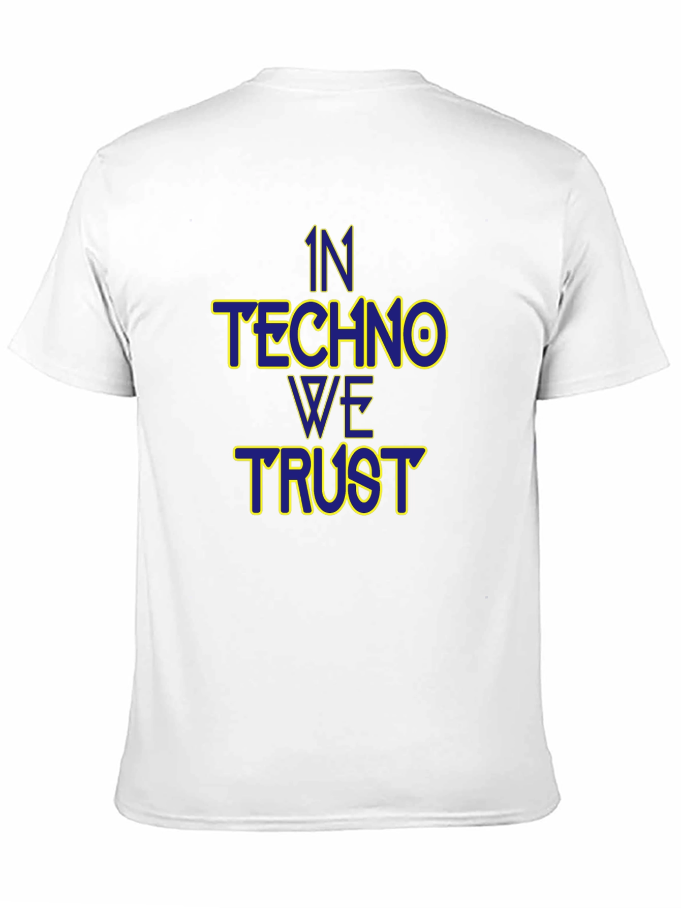 In Techno We Trust Black T-Shirt