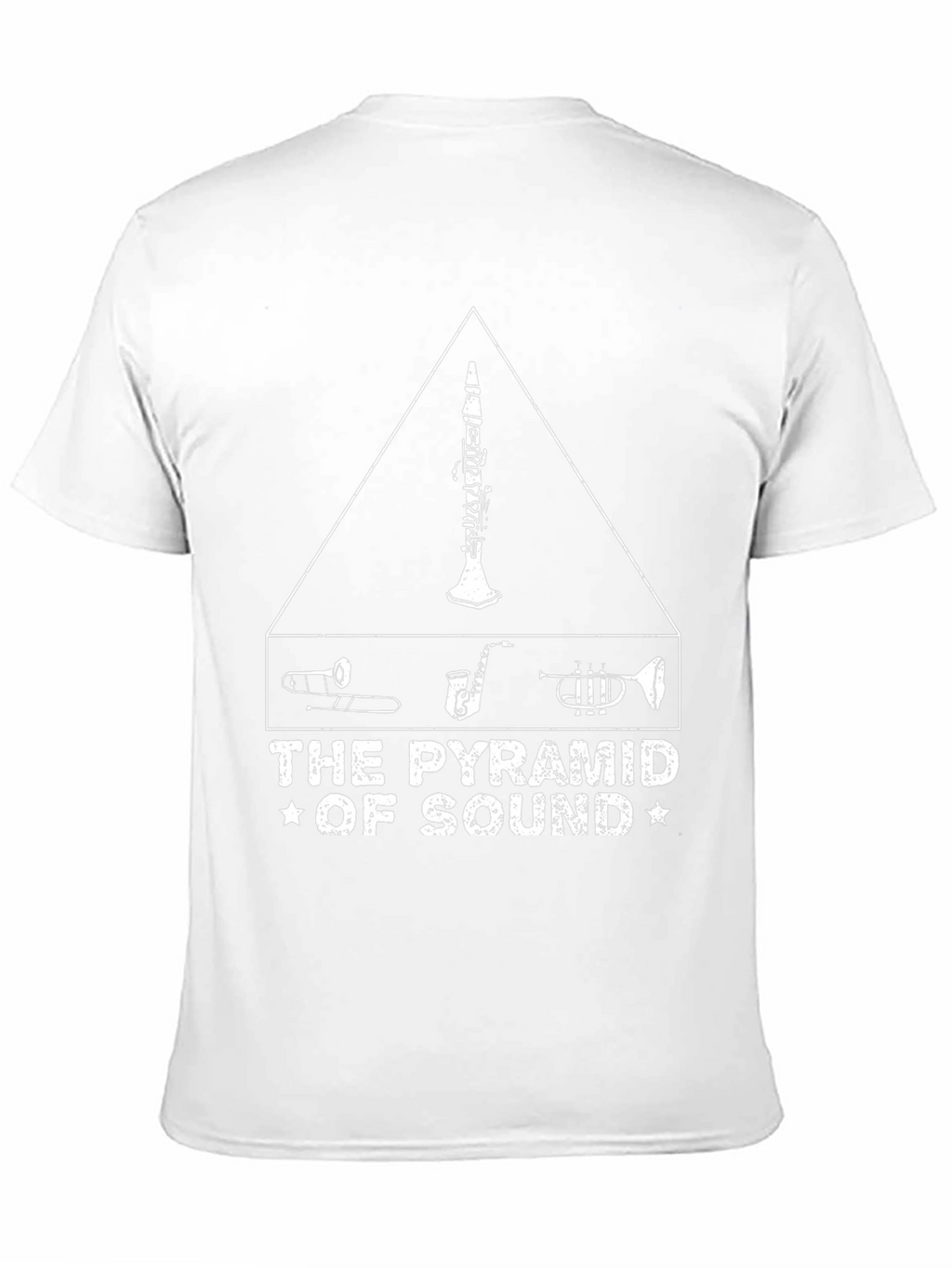 Pyramid of Sound Unisex Black T-Shirt Music Lover