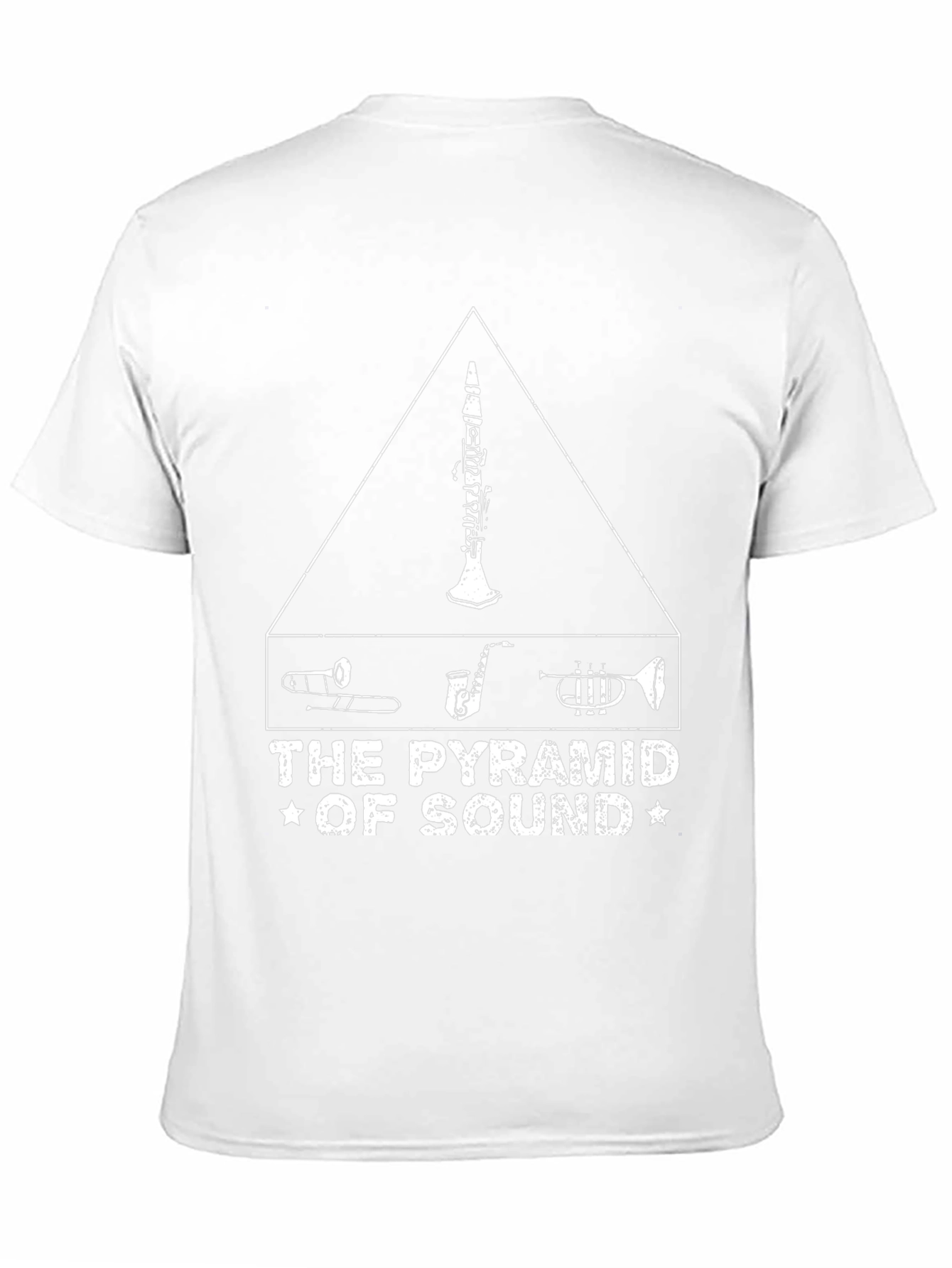 Pyramid of Sound Unisex Black T-Shirt Music Lover