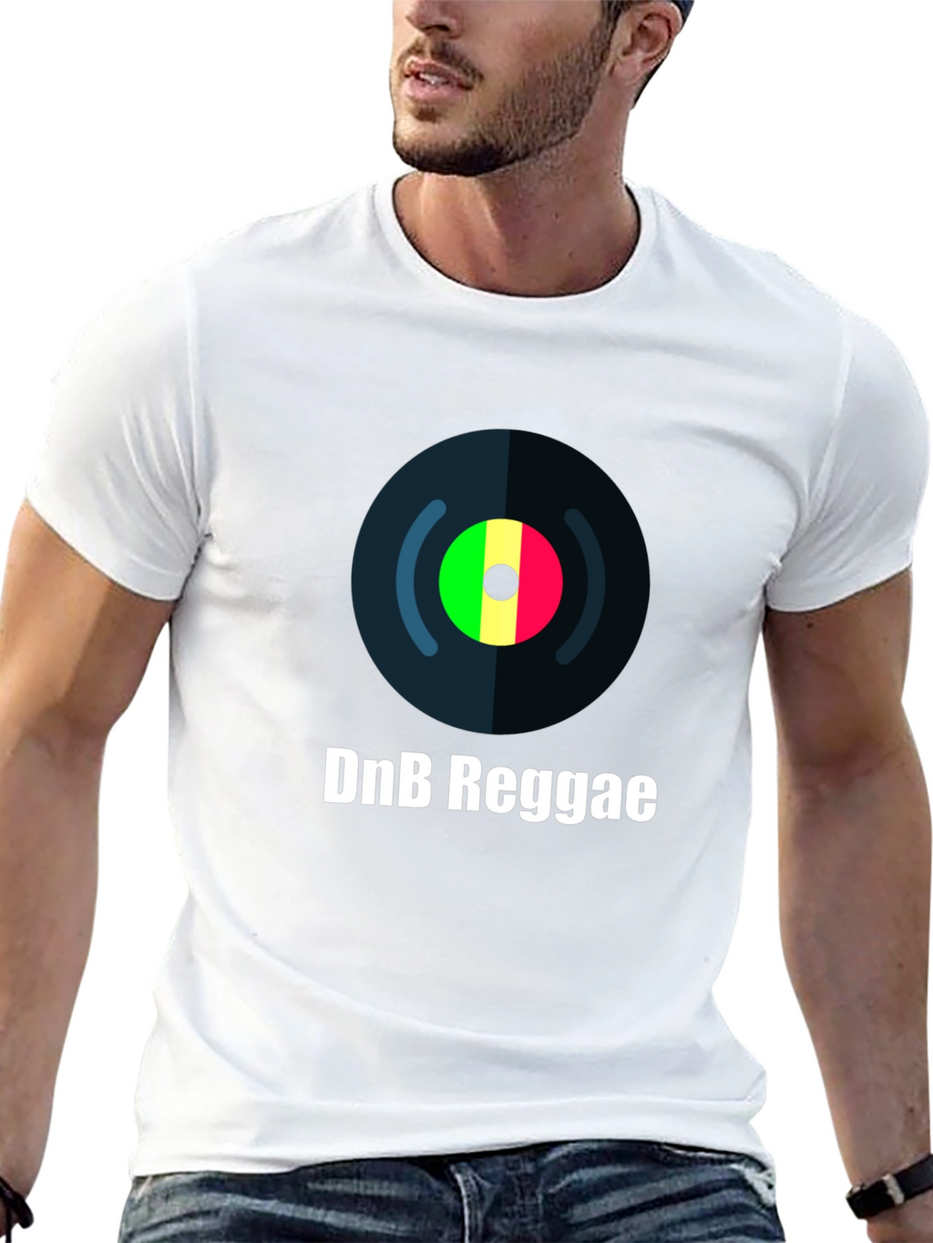 DnB Reggae Graphic Tee - Cool Music Shirt