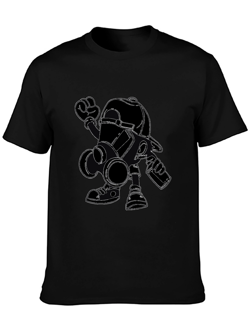 Graphic Print Crew Neck Short Sleeve T-Shirt