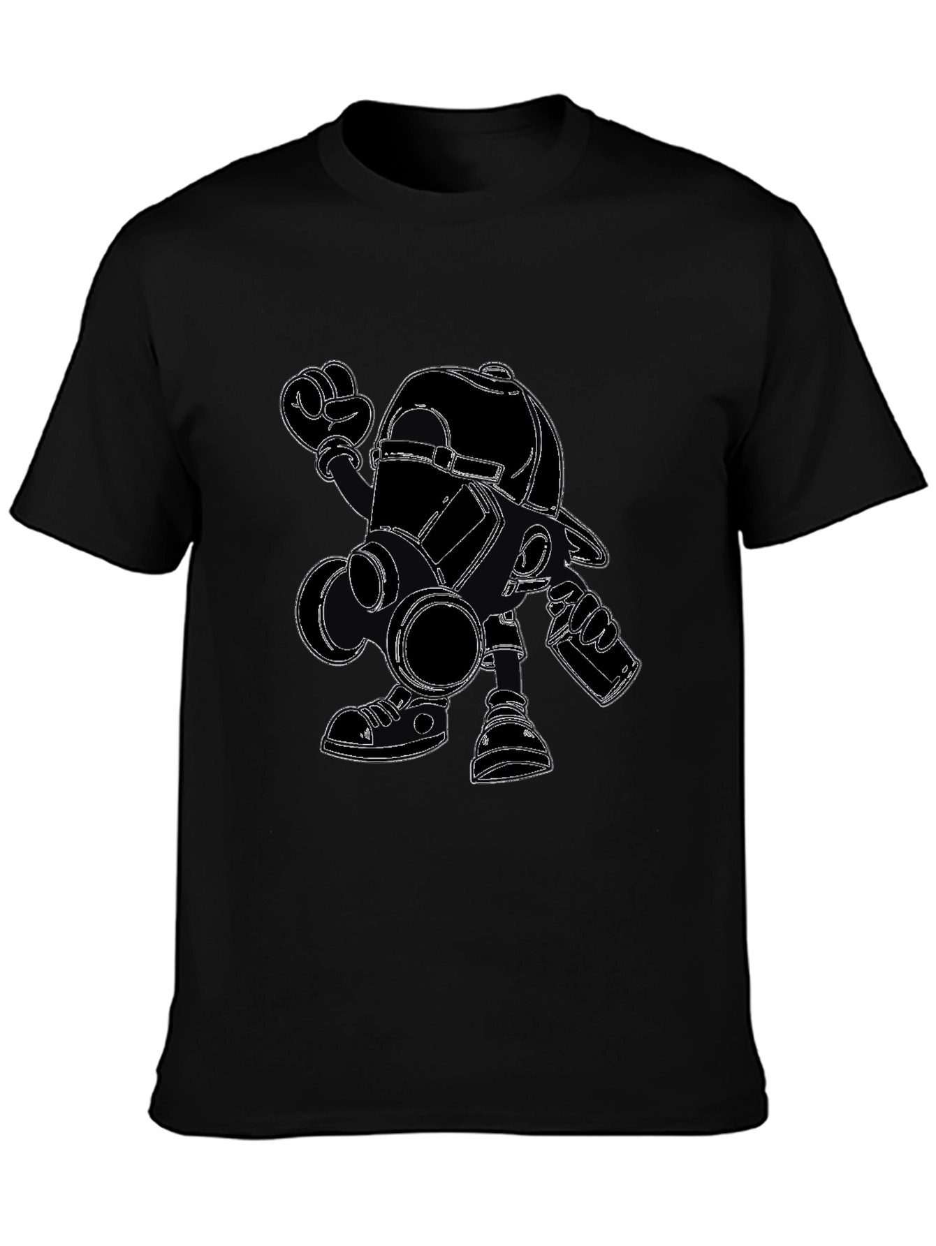 Graphic Print Crew Neck Short Sleeve T-Shirt