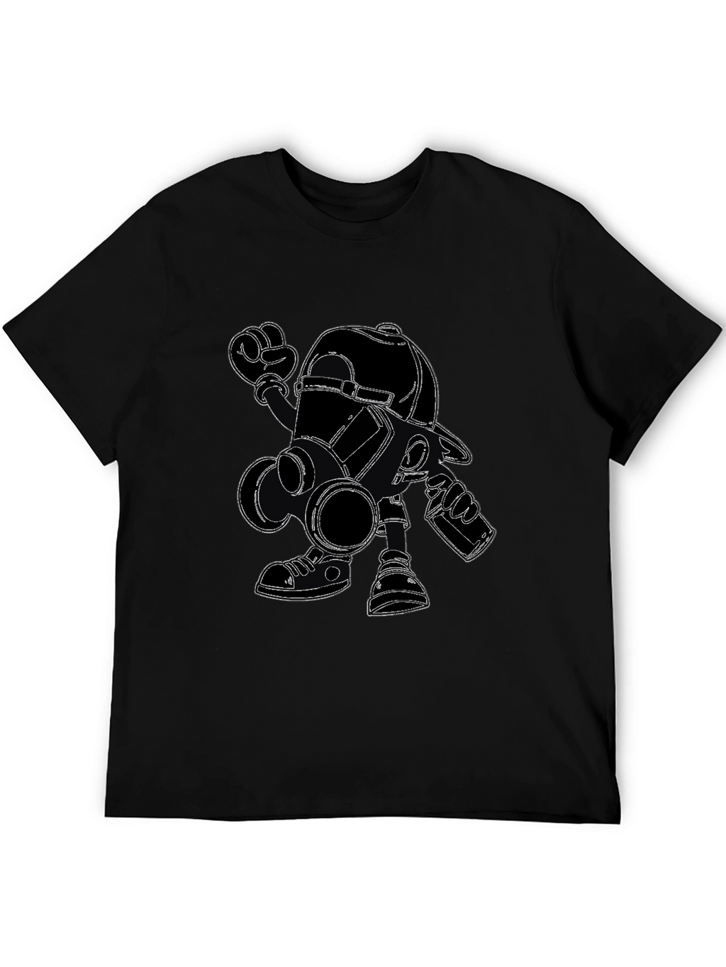 Graphic Print Crew Neck Short Sleeve T-Shirt