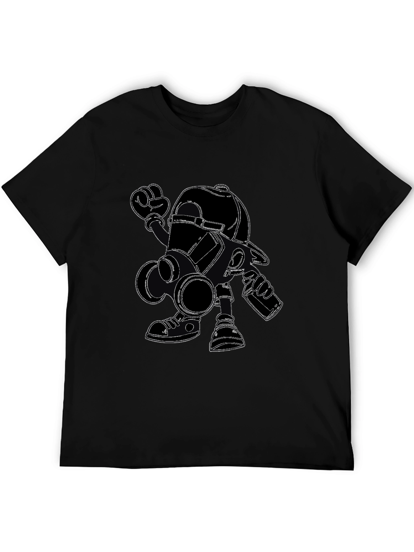 Graphic Print Crew Neck Short Sleeve T-Shirt