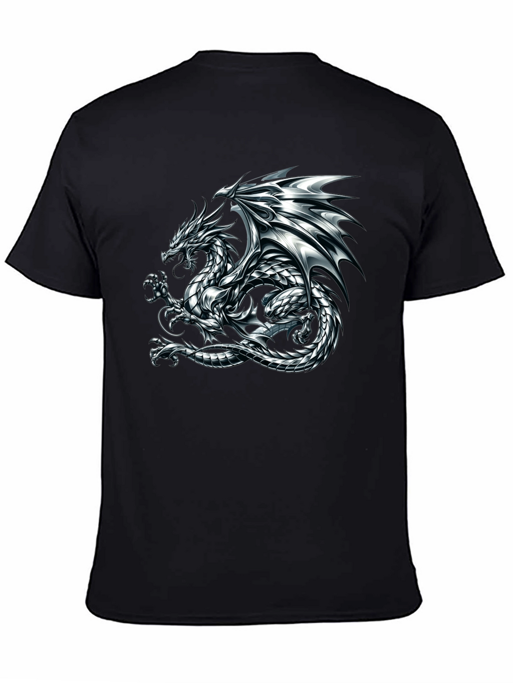Dragon Graphic Print Mens T-Shirt
