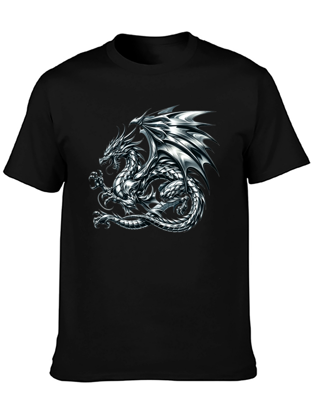Dragon Graphic Print Mens T-Shirt