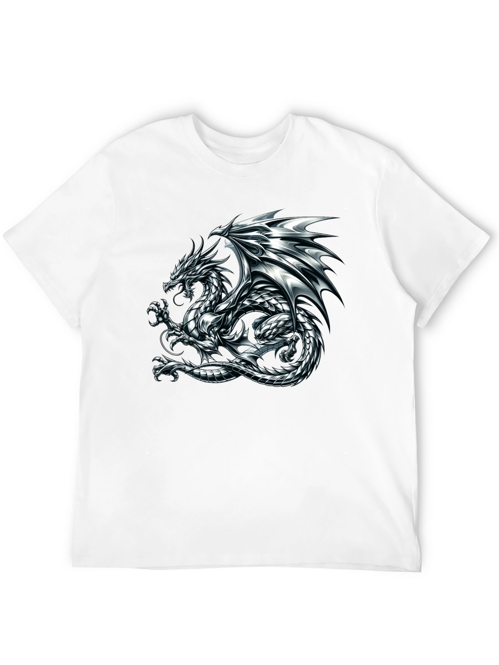Dragon Graphic Print Mens T-Shirt
