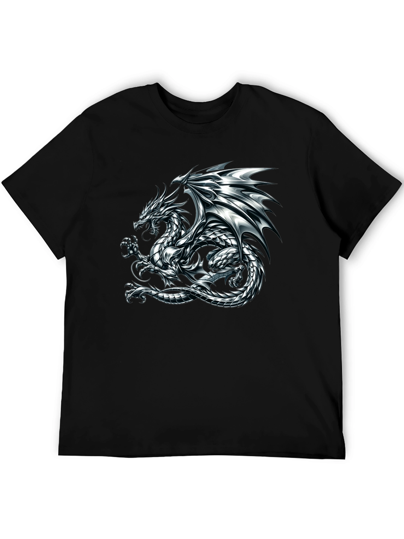 Dragon Graphic Print Mens T-Shirt