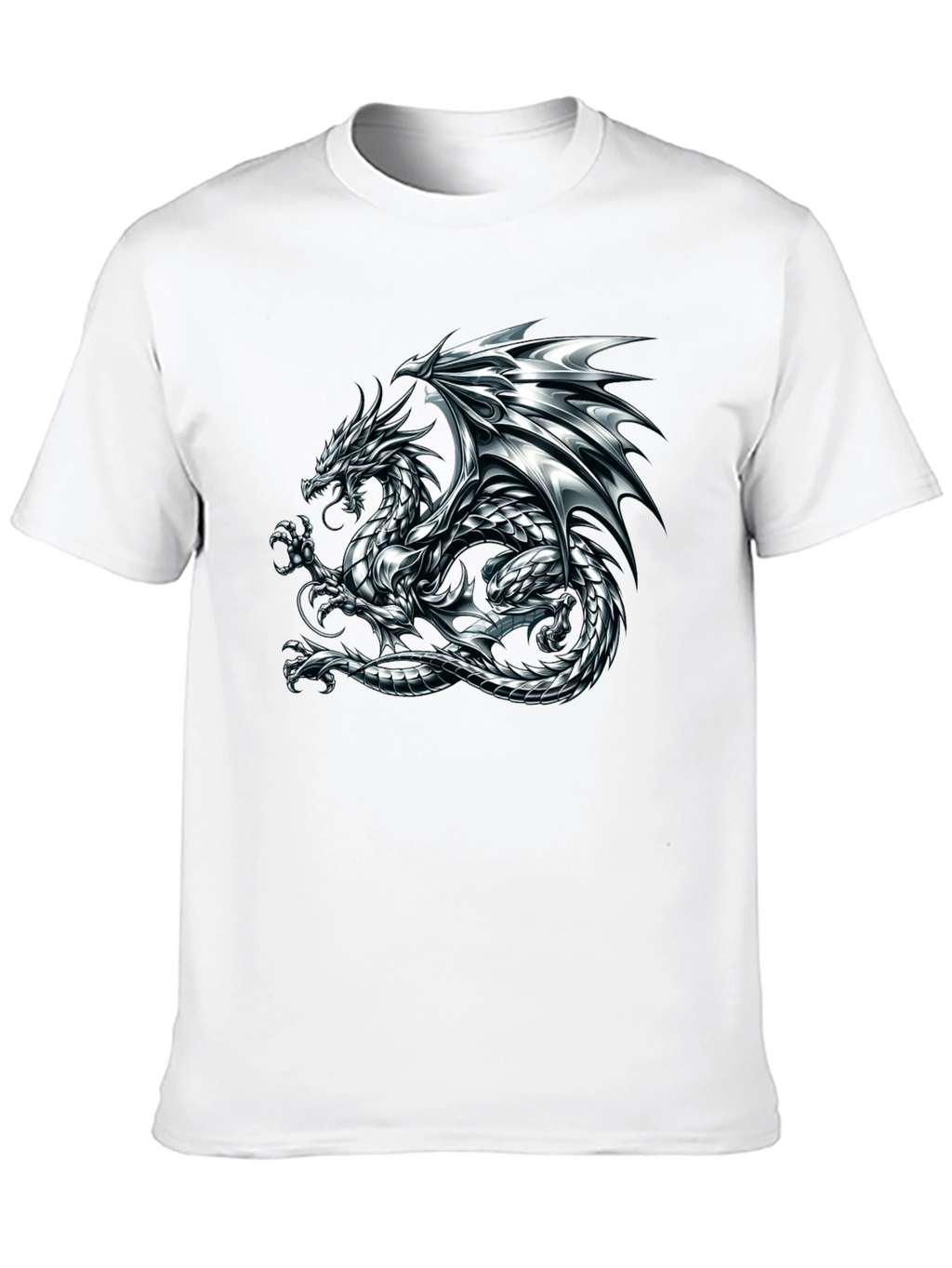 Dragon Graphic Print Mens T-Shirt