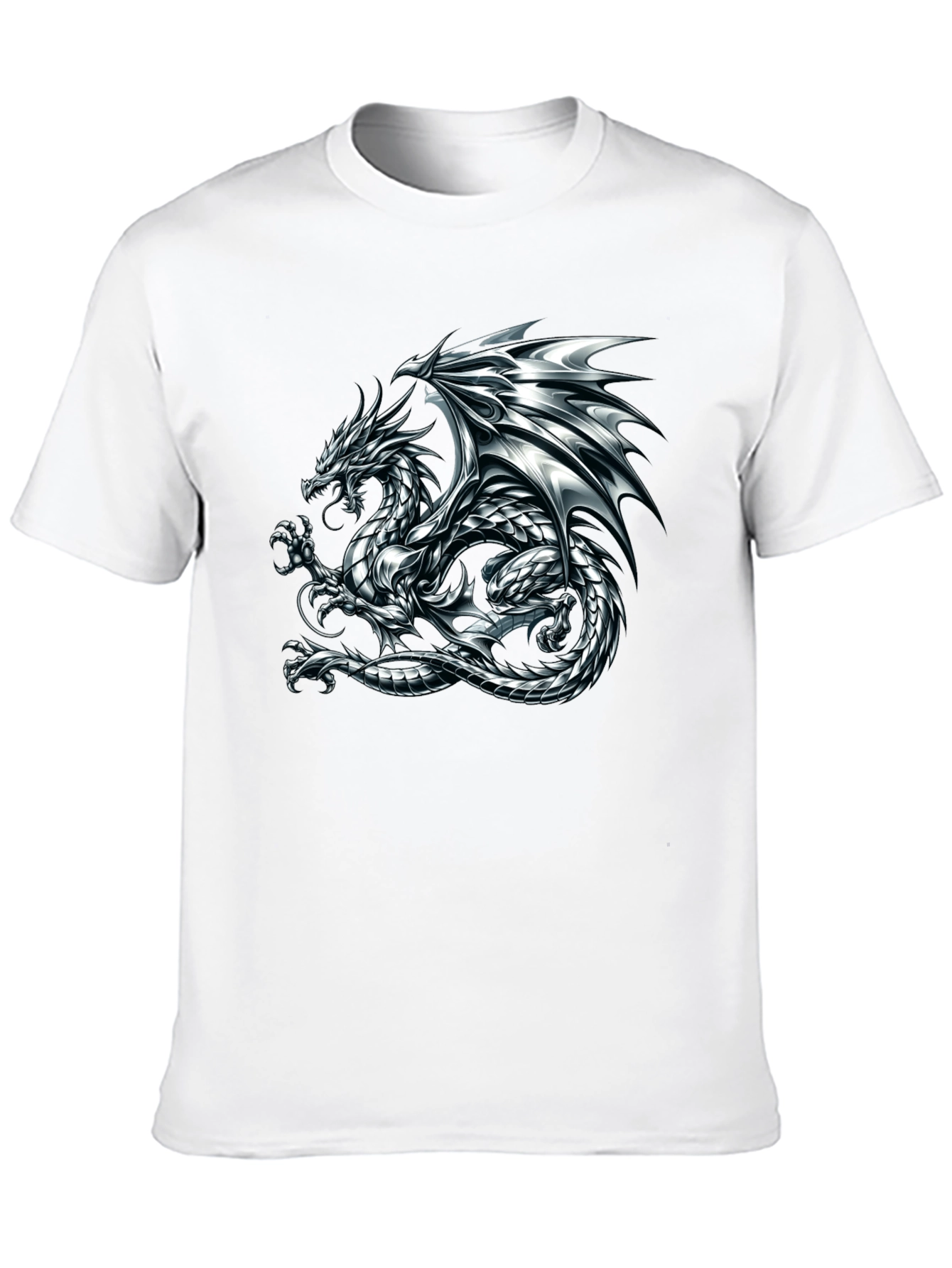 Dragon Graphic Print Mens T-Shirt
