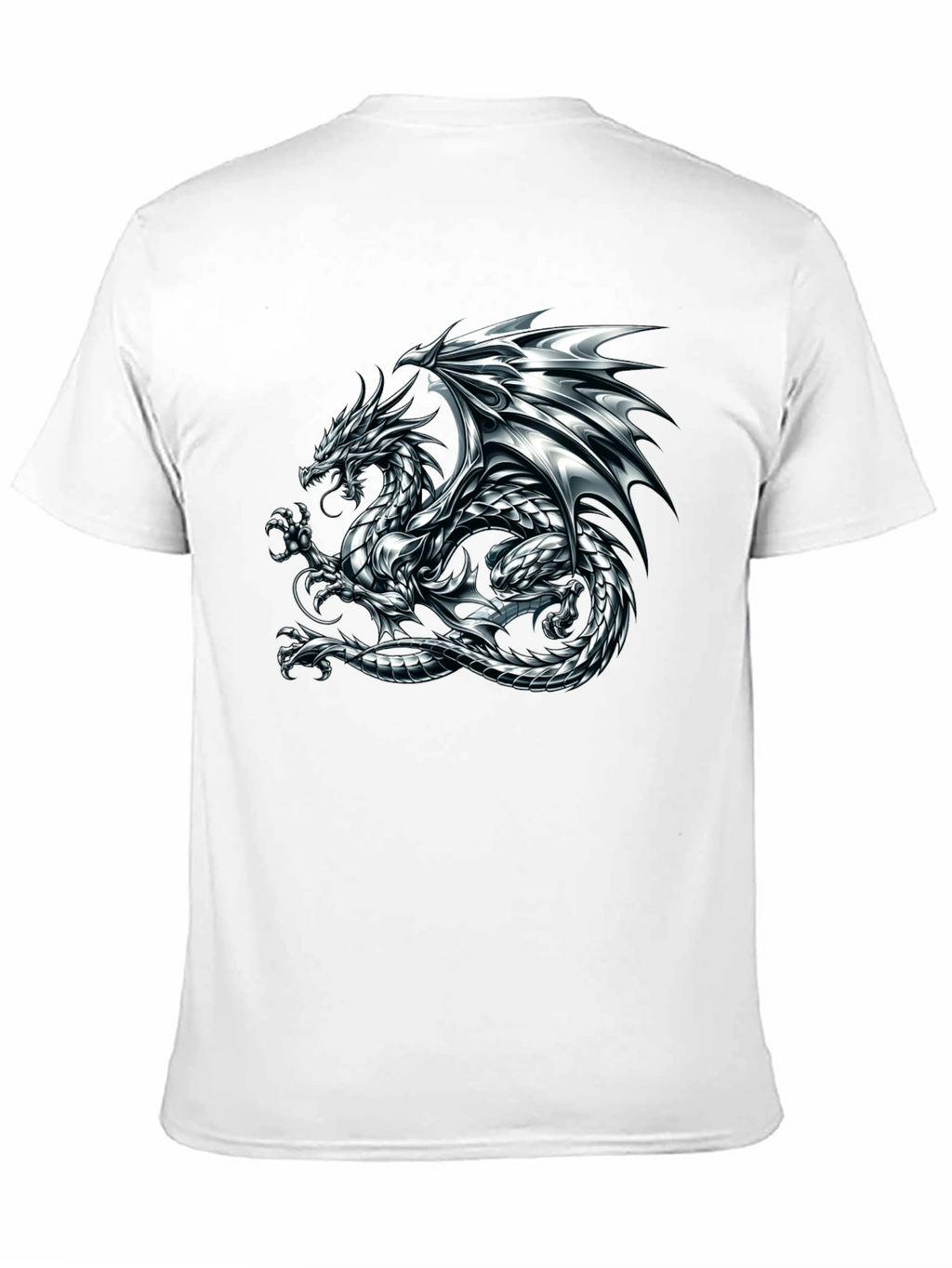 Dragon Graphic Print Mens T-Shirt