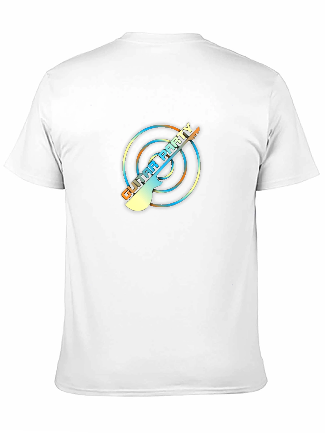Guitar Party Graphic Tee - Black Unisex T-Shirt