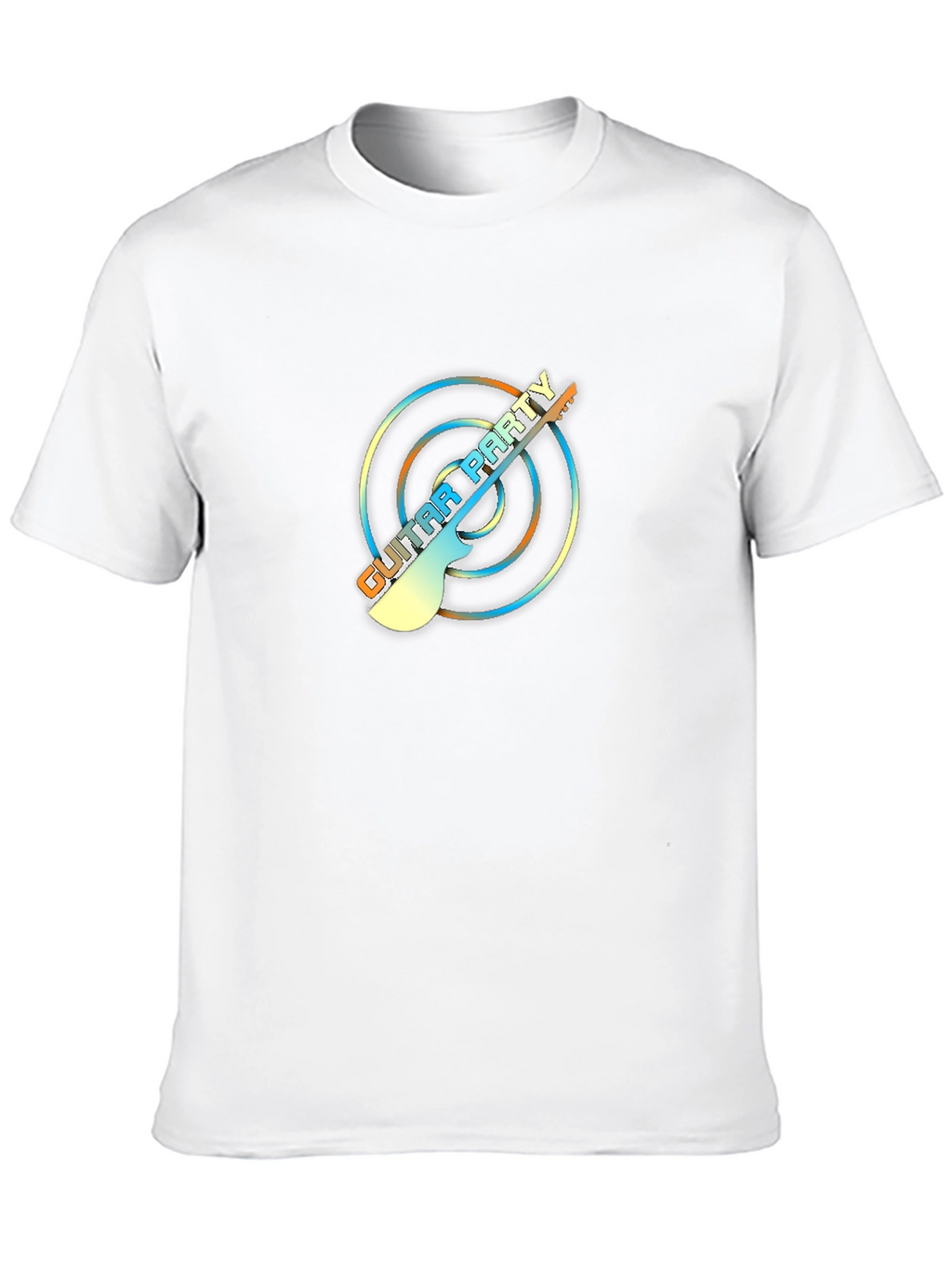 Guitar Party Graphic Tee - Black Unisex T-Shirt