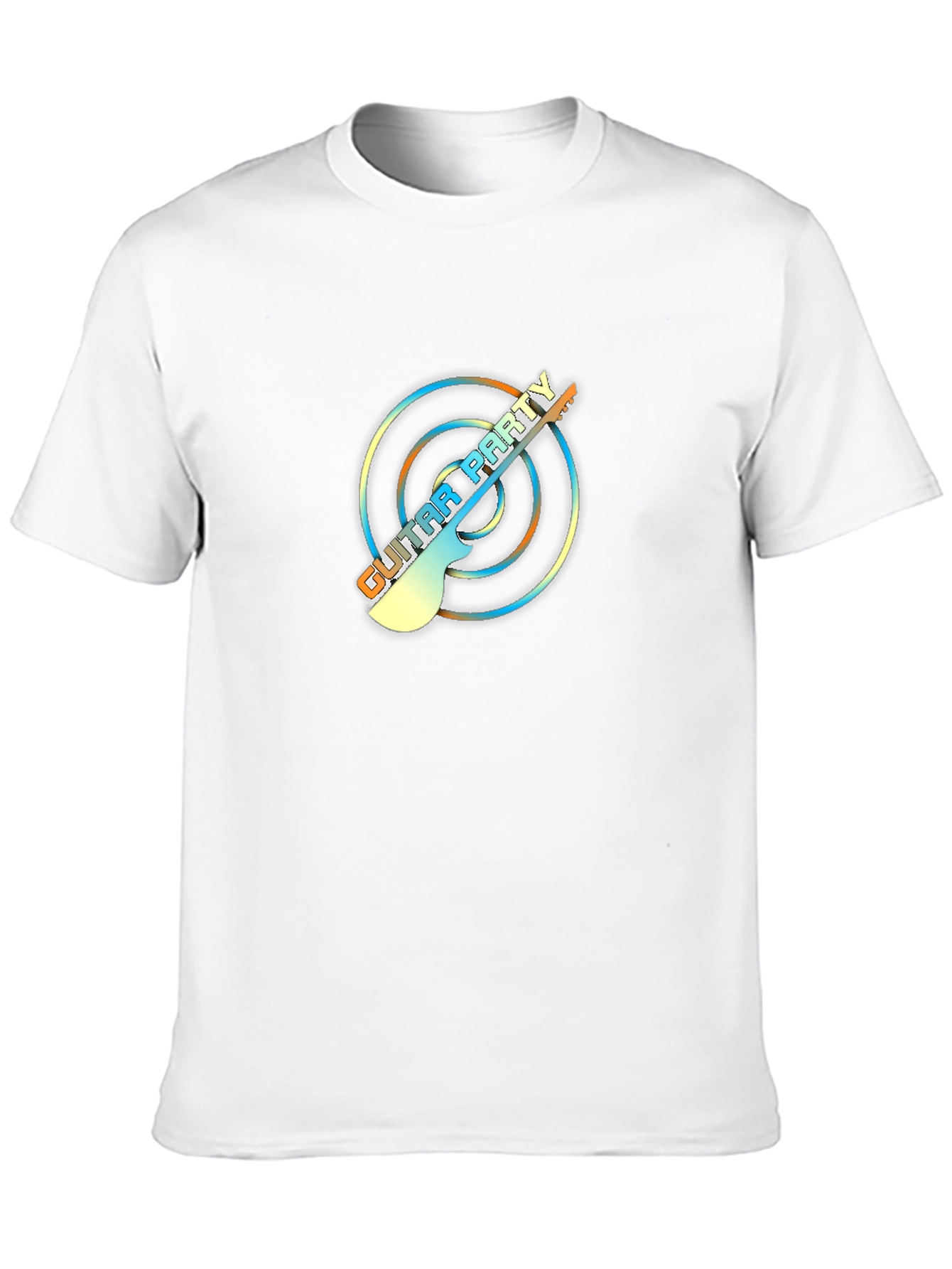 Guitar Party Graphic Tee - Black Unisex T-Shirt