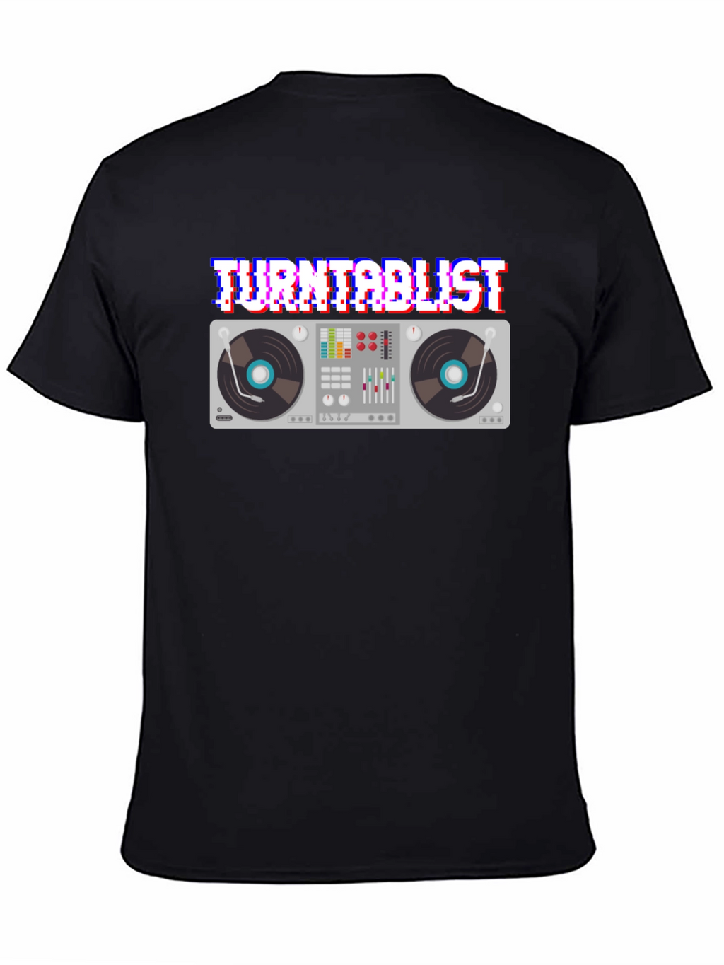 Turntablist Glitch T-Shirt DJ Mixer Apparel