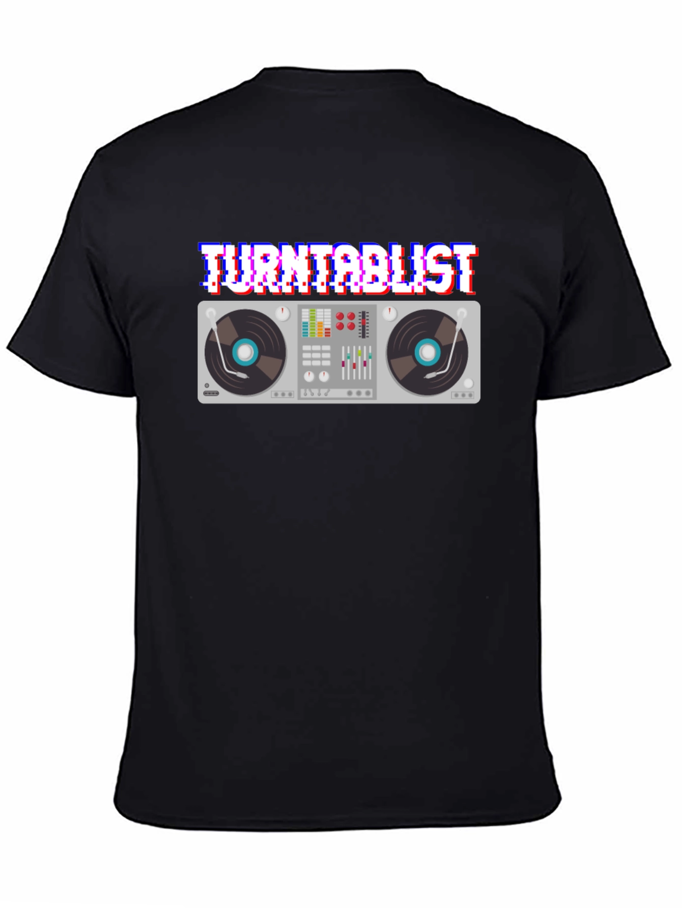 Turntablist Glitch T-Shirt DJ Mixer Apparel