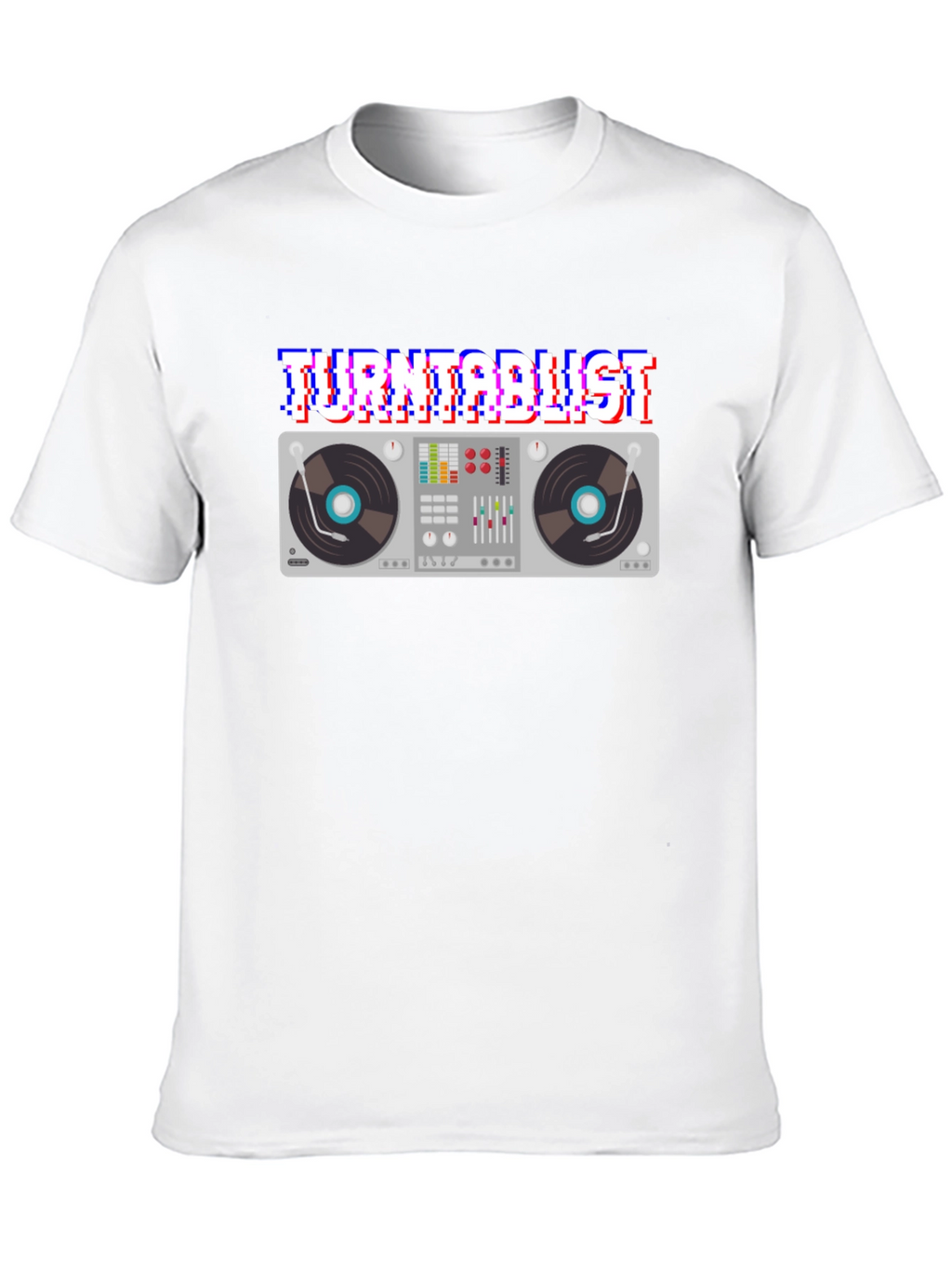 Turntablist Glitch T-Shirt DJ Mixer Apparel