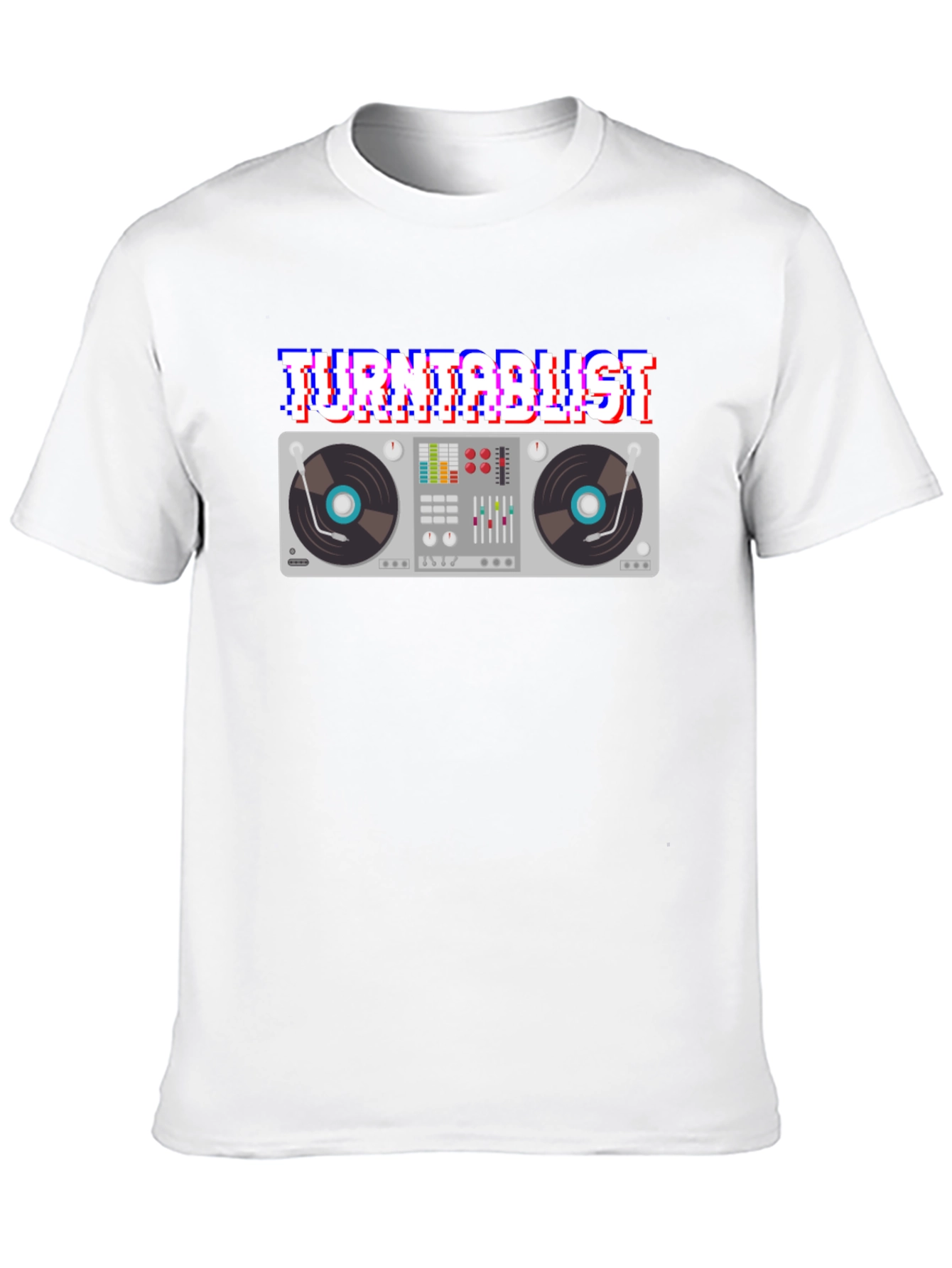 Turntablist Glitch T-Shirt DJ Mixer Apparel