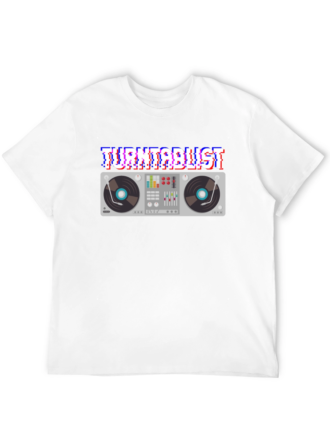Turntablist Glitch T-Shirt DJ Mixer Apparel