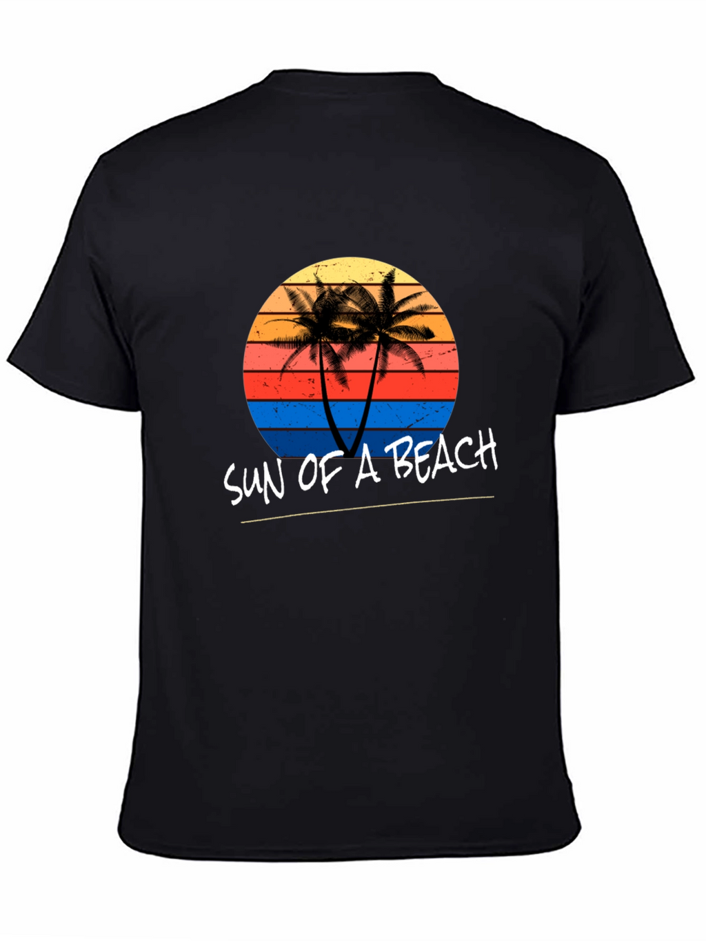 Sun of a Beach Graphic Tee - Black T-Shirt