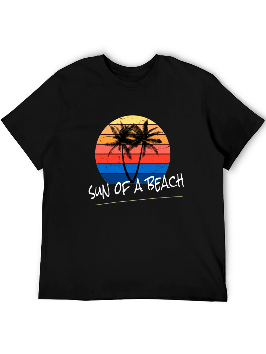Sun of a Beach Graphic Tee - Black T-Shirt