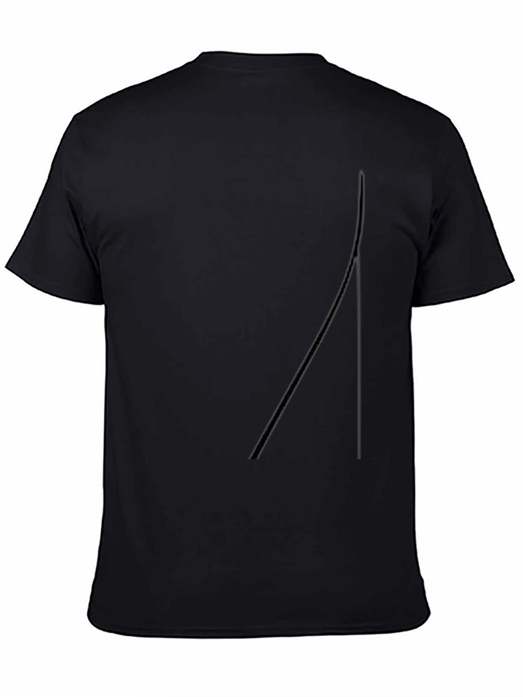 Mens Black Casual T-Shirt