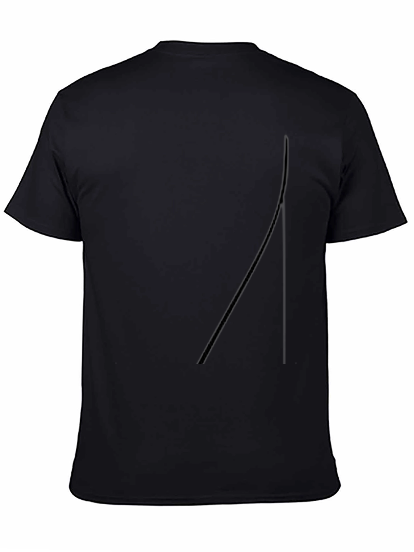 Mens Black Casual T-Shirt