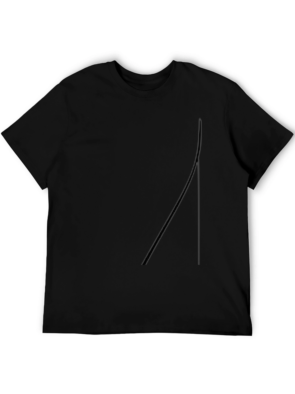 Mens Black Casual T-Shirt