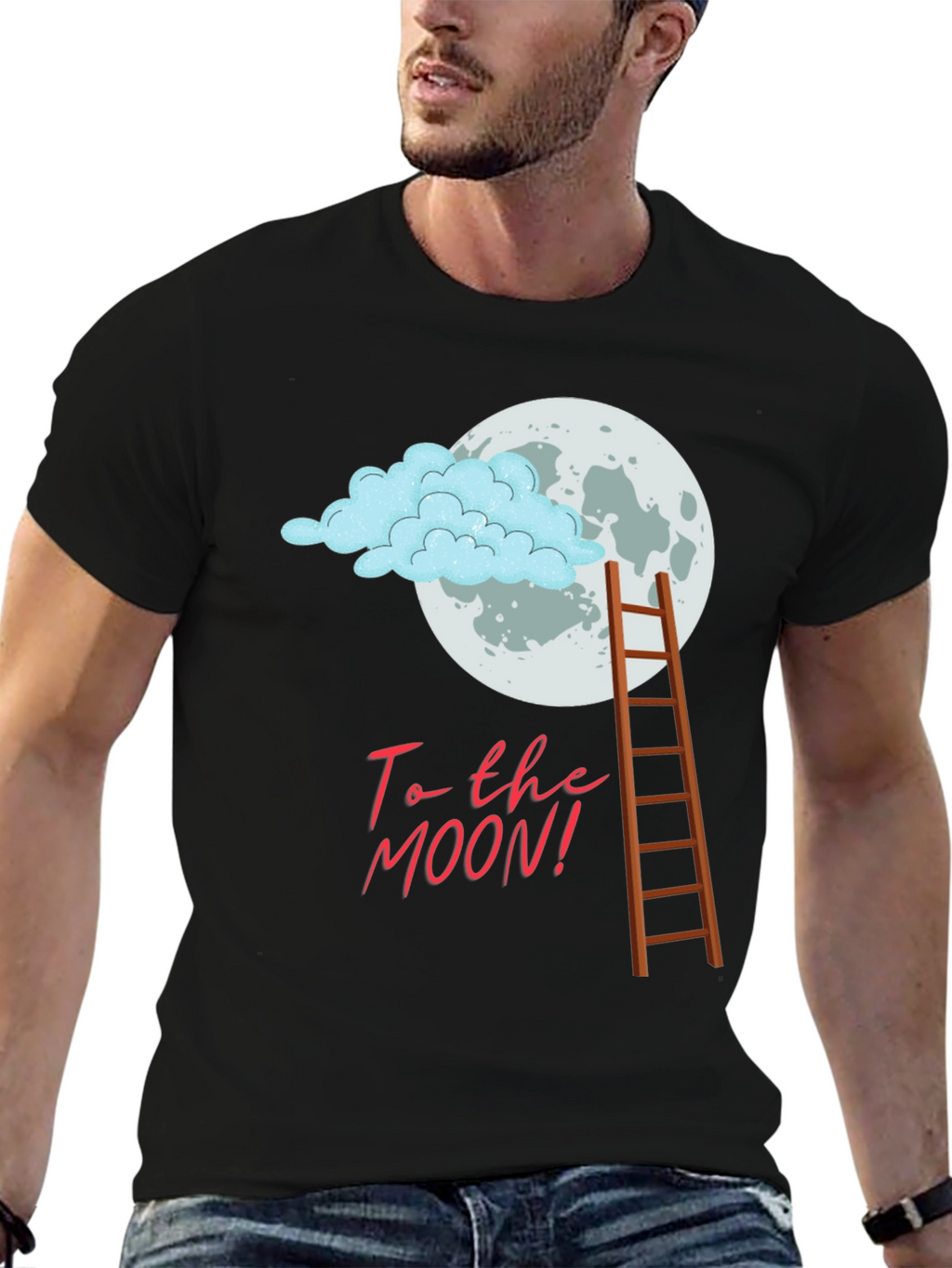 To the Moon Graphic Tee