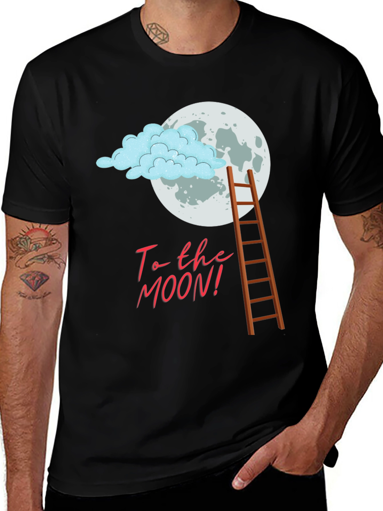 To the Moon Graphic Tee
