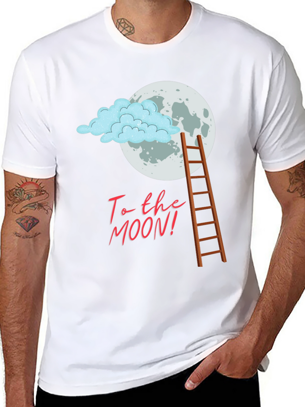To the Moon Graphic Tee