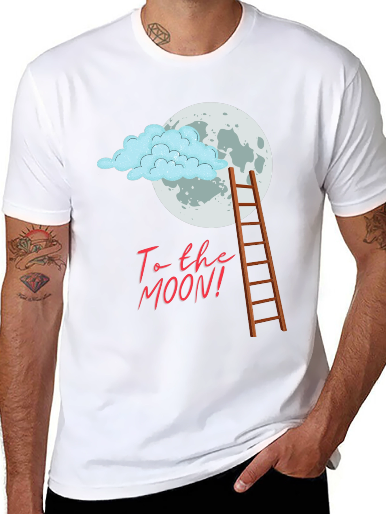 To the Moon Graphic Tee