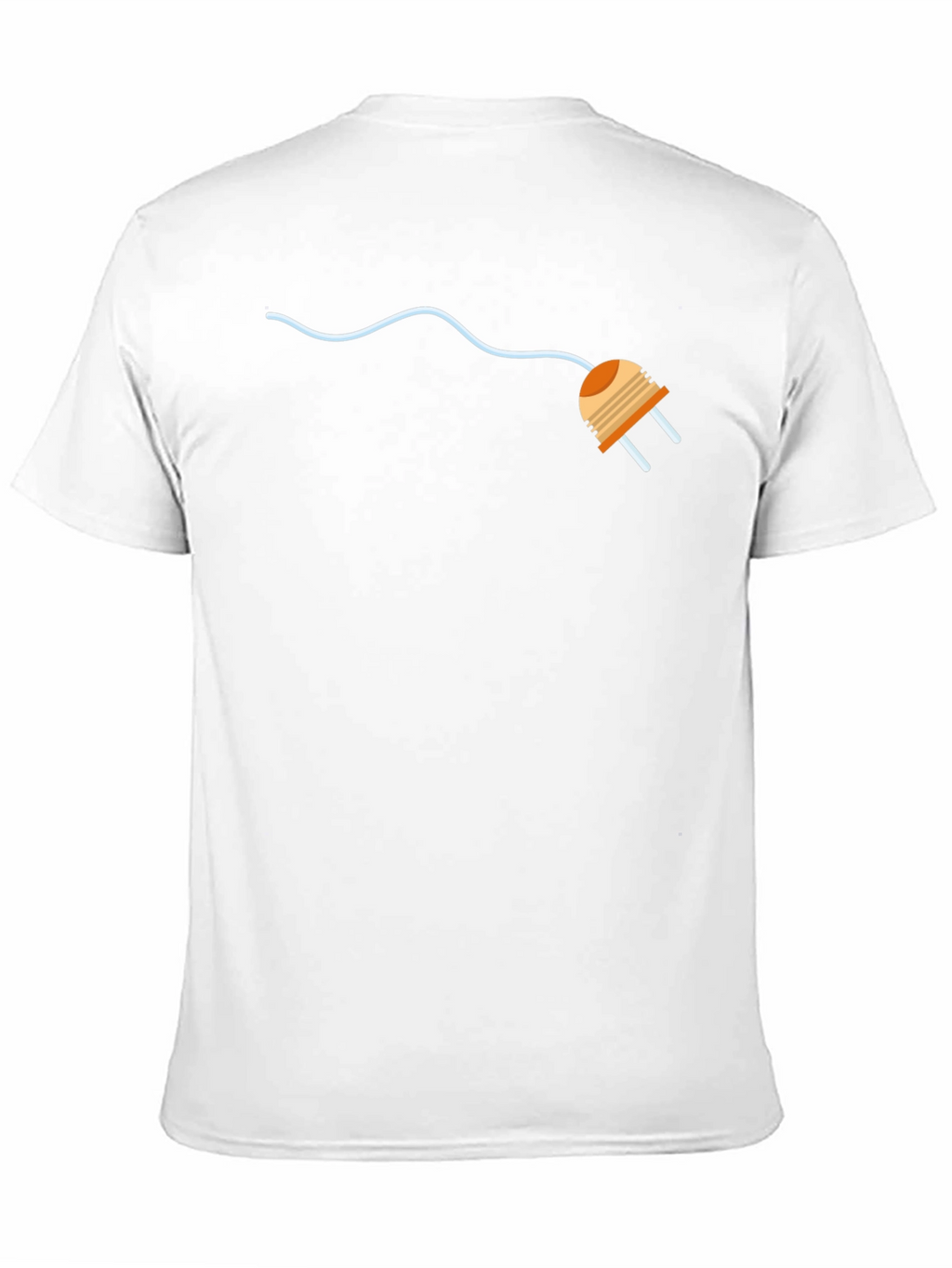 Electric Plug Graphic Tee - Modern Style