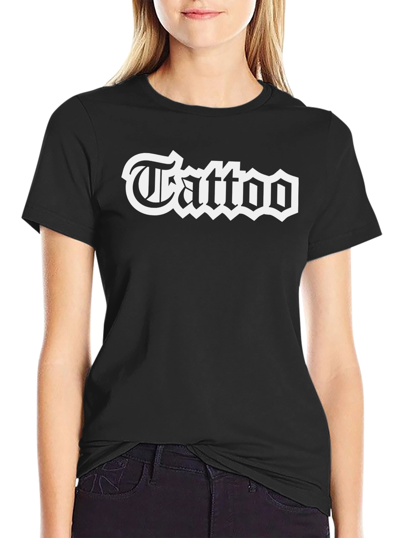Tattoo Graphic Tee - Black T-Shirt