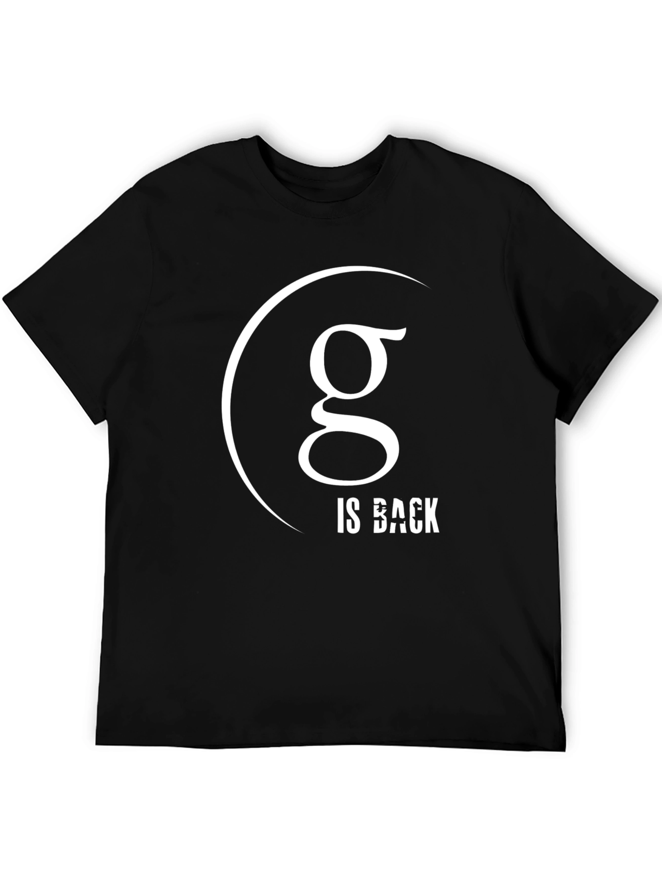 G is Back Black Graphic Tee - Mens