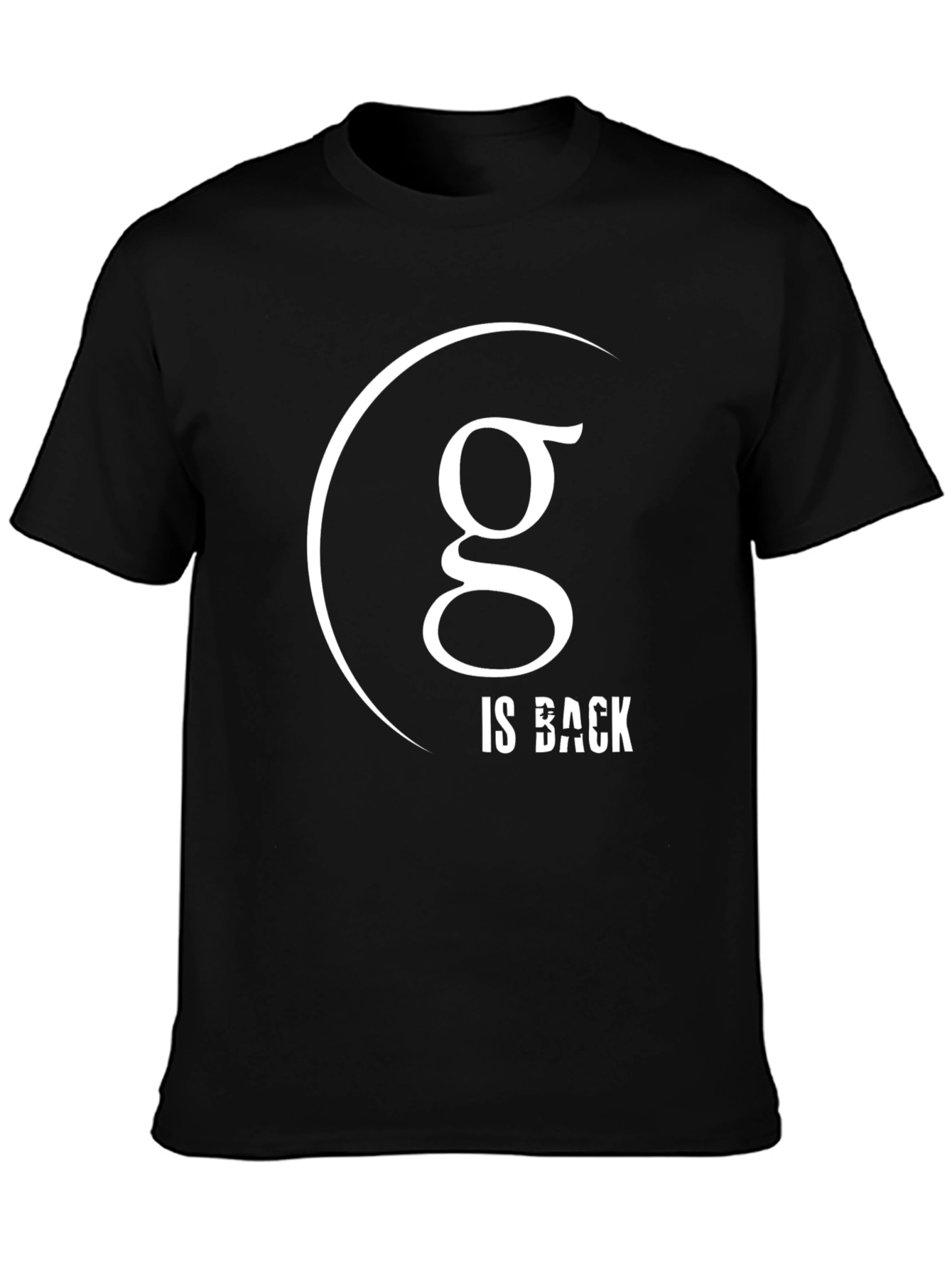 G is Back Black Graphic Tee - Mens