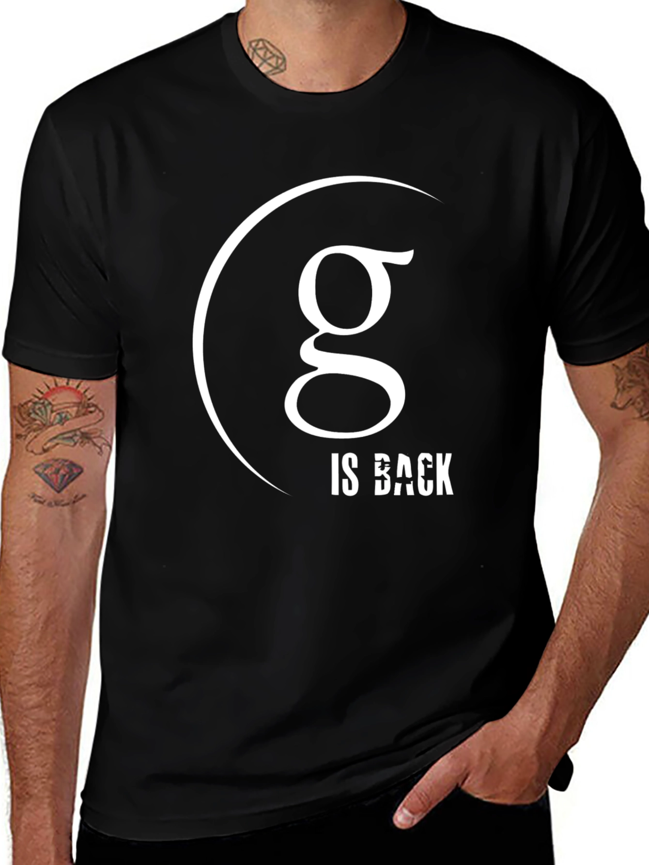 G is Back Black Graphic Tee - Mens