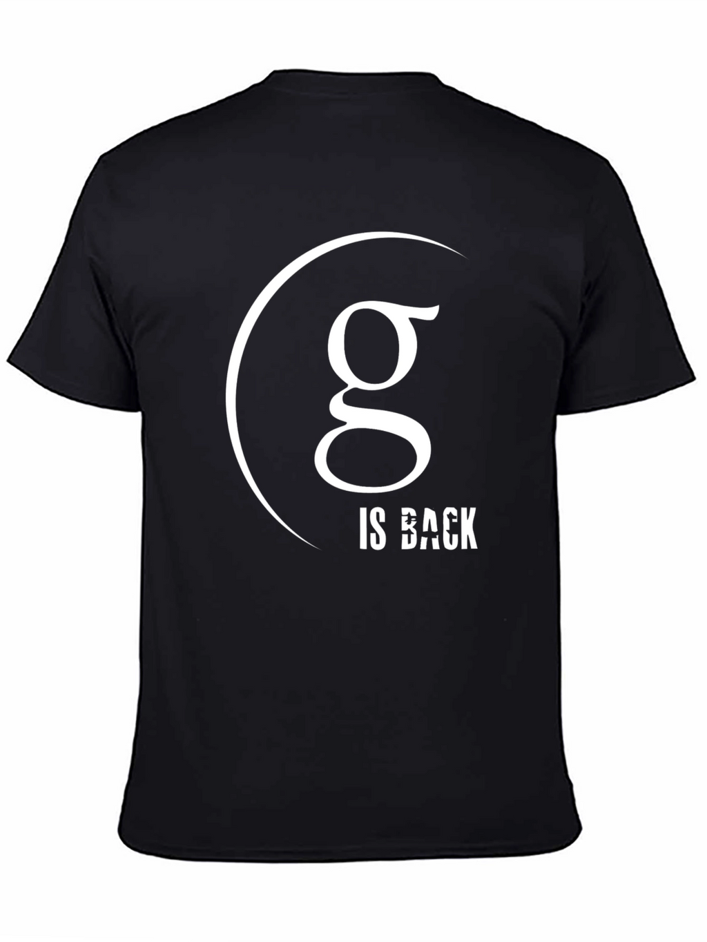 G is Back Black Graphic Tee - Mens
