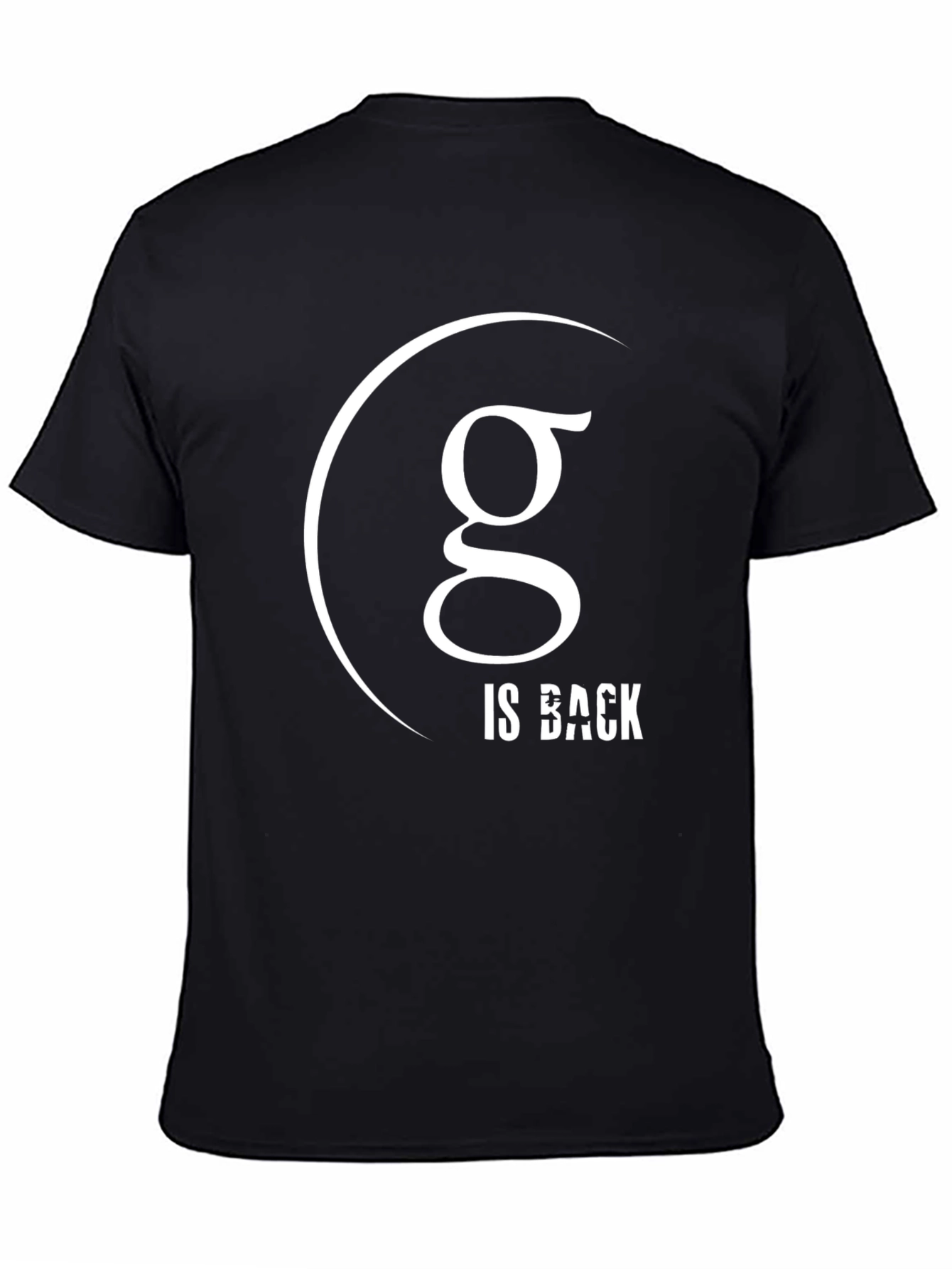 G is Back Black Graphic Tee - Mens