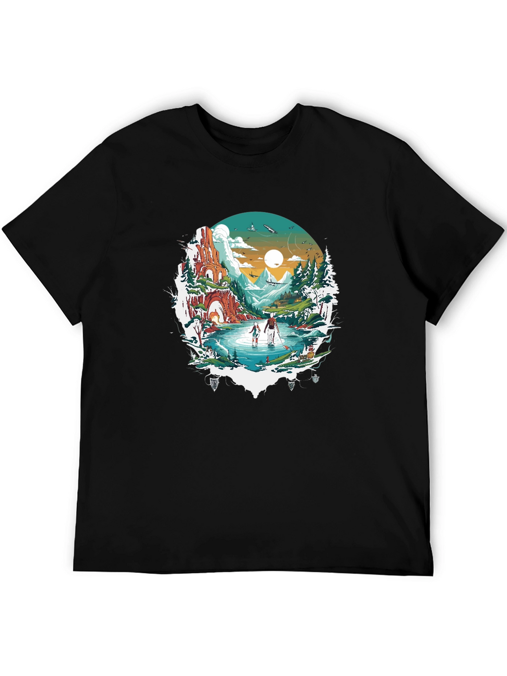 Nature Landscape Graphic T-Shirt