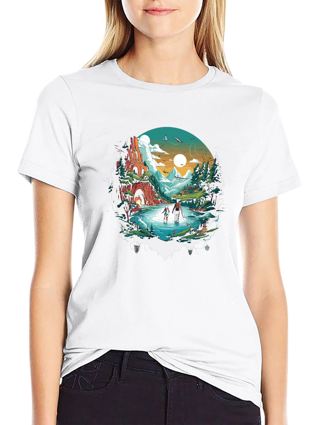 Nature Landscape Graphic T-Shirt