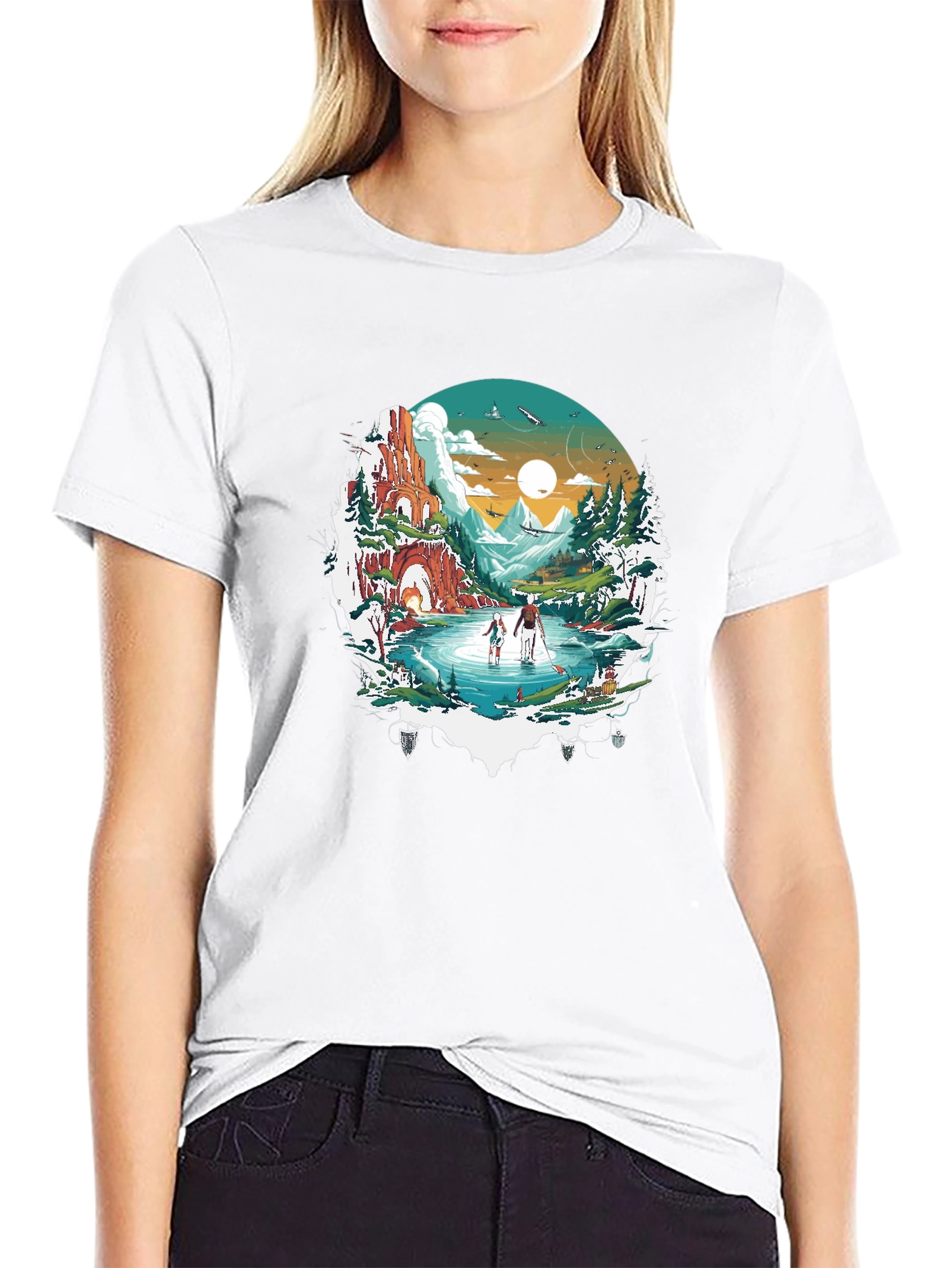 Nature Landscape Graphic T-Shirt