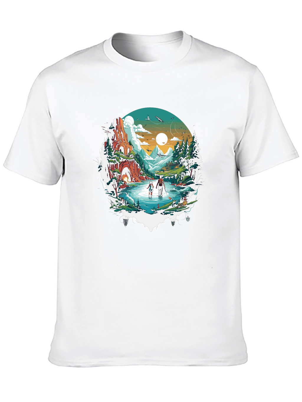 Nature Landscape Graphic T-Shirt