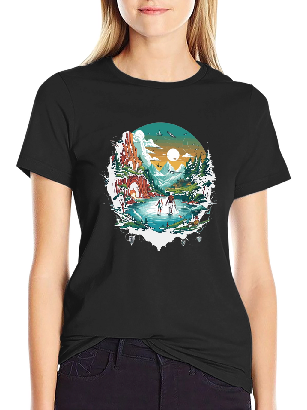 Nature Landscape Graphic T-Shirt